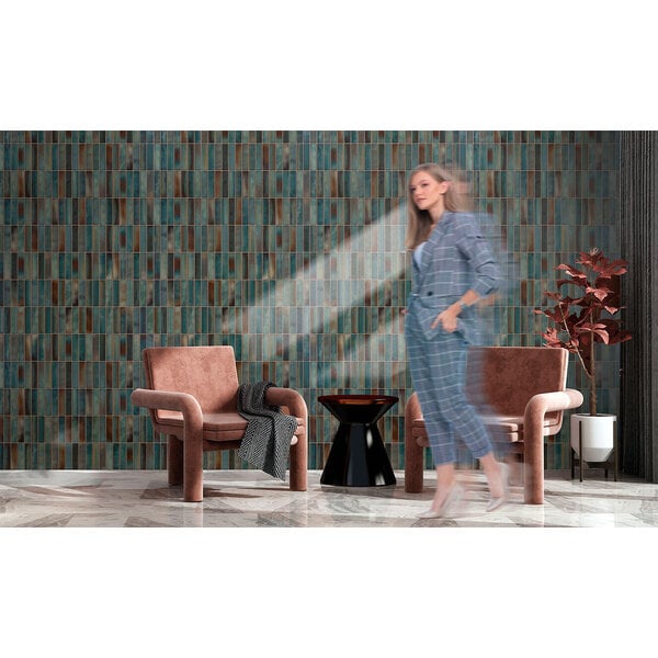 Sottocer Lumen Reef Multicolor 15x30, afname per doos van 1 m²