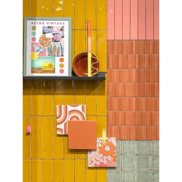 Grandeur Gerona Honey Yellow 7,5x30, afname per doos van 0,5 m²