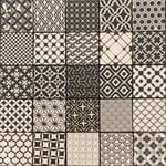 Terre d'Azur Porto mix patchwork 10x10, afname per doos van set 25 stuks