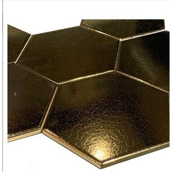 Grandeur Hexagonale gold mat 15x17 a 0,5 m²