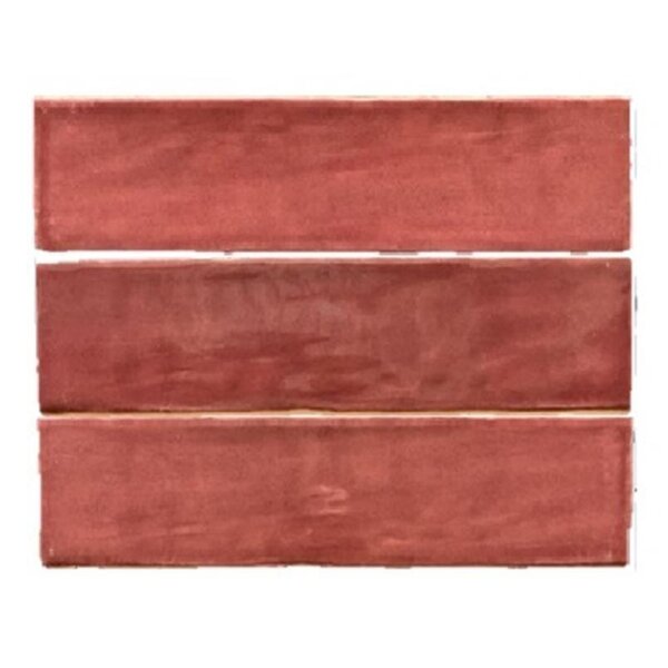 Grandeur Gerona Royal Fuchsia glans 7,5x30, afname per doos van 0,5 m²