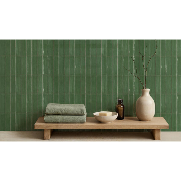 Grandeur Gerona Res Green glans 7,5x30, afname per doos van 0,5 m²