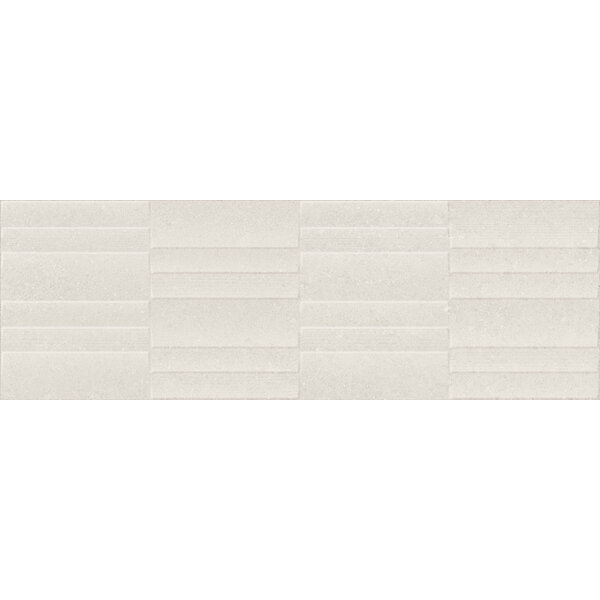 decor Roadstone Wall White RLV CEA 30x90, afname per doos van 1,08 m²