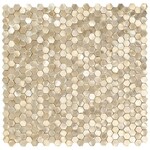 Aquacolor Metal Chicago hexagon mozaiek goud 29.5x30.5, afname per stuk