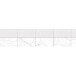 Ermes Aurelia Classy Ice White Mozaiek Basket op matje 22,6x22,6 cm, afname per doos van 6 stuks