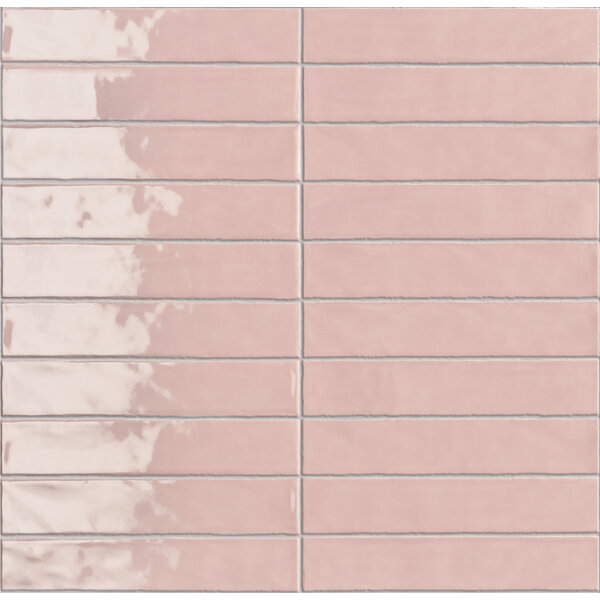 Sartoria Vernici Baby Pink 5x25 glossy, afname per doos van 0,6 m²