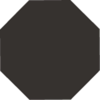Vitcera Octagon Black 15,1x15,1 cm a 0,5 m²