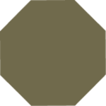 Vitcera Octagon Green 15,1x15,1 cm, afname per doos van 0,5 m²