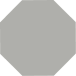 Vitcera Octagon Grey 15,1x15,1 cm, afname per doos van 0,5 m²