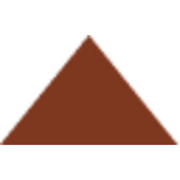 Vitcera Triangle Red 5,2x5,2x7,3 cm, afname per doos van 48 stuks