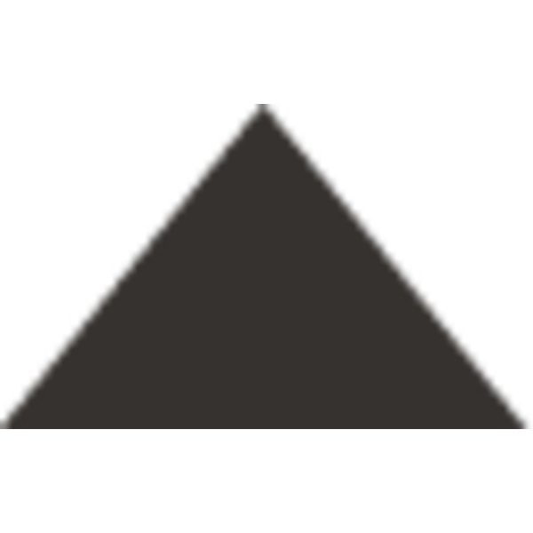 Vitcera Triangle Black 3,6x3,6x5 cm, afname per doos van 48 stuks