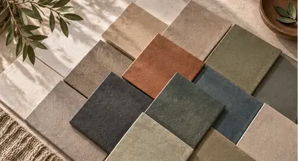Vloertegels op kleur