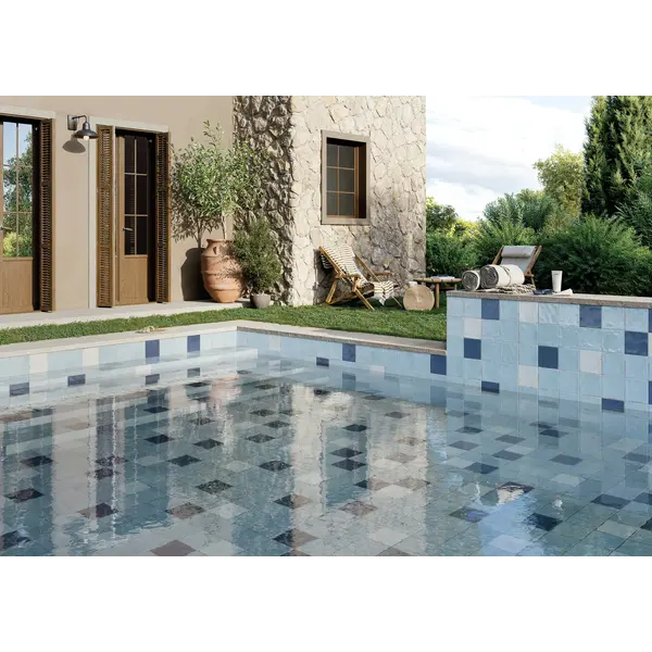 La Fabbrica AVA Wabi Sabi Hayato Blu 15x15, afname per doos van 1,04 m²