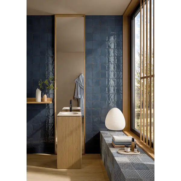 La Fabbrica AVA Wabi Sabi Hayato Blu 6x25, afname per doos van 0,48 m²