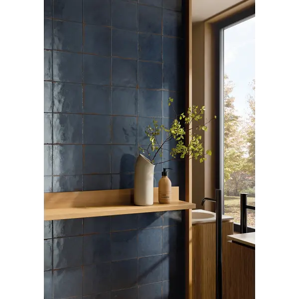 La Fabbrica AVA Wabi Sabi Hayato Blu 6x25, afname per doos van 0,48 m²
