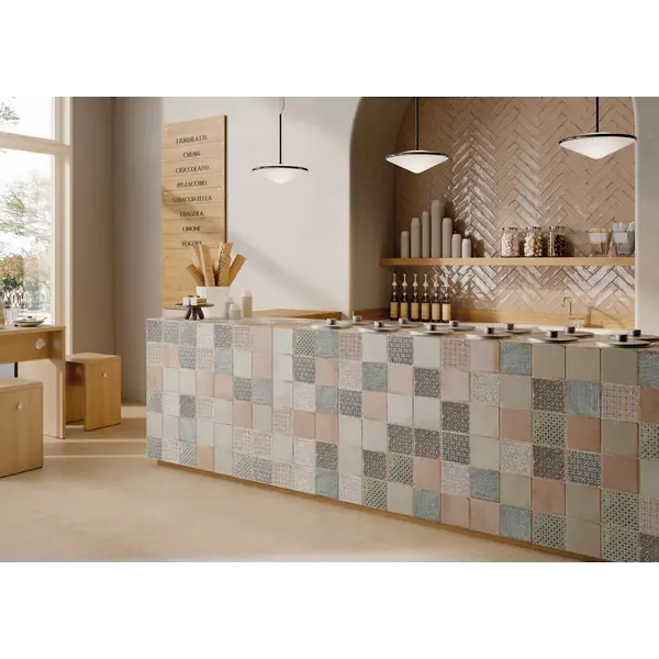 La Fabbrica AVA Wabi Sabi Tsuchi Cipria 15x15, afname per doos van 1,04 m²