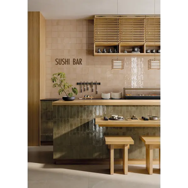 La Fabbrica AVA Wabi Sabi Tsuchi Cipria 6x25, afname per doos van 0,48 m²