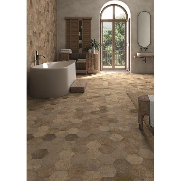 Vives Root Hexagono Physis Mellow 15x17, afname per doos van 0,564 m²