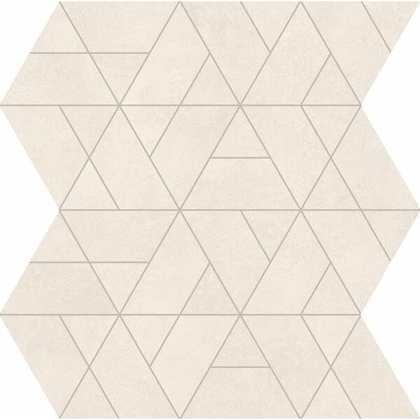Keope Moov Up White Mosaico Diamante 31,1x35,9, afname per doos van 6 stuks