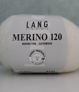 LangYarns Merino 120 - 001 Wit
