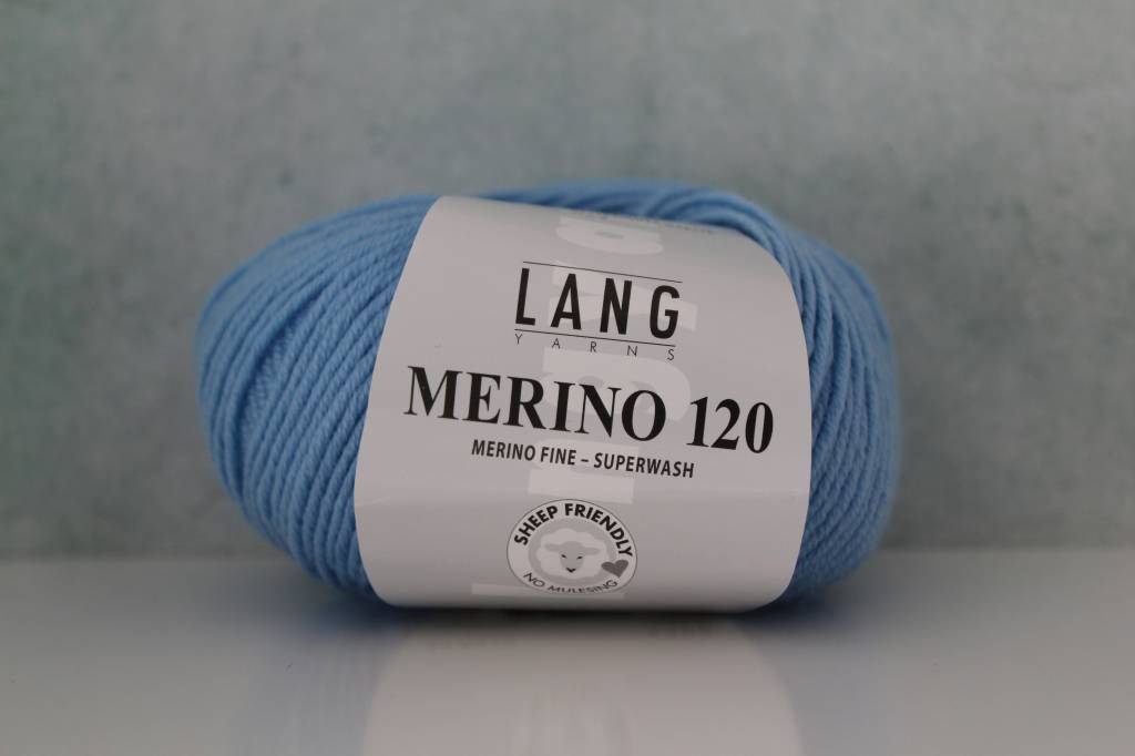 LangYarns Merino 120 - 020 Bluebell