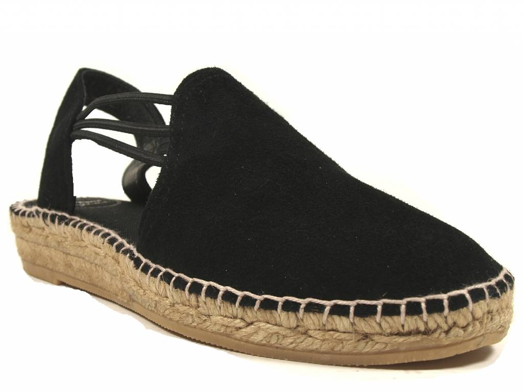 Toni Pons Espadrille Nuria Zwart - De Roos Schoenen Breda