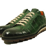 Harris 7727 Sneakers Groen Croco - De Roos Schoenen Breda