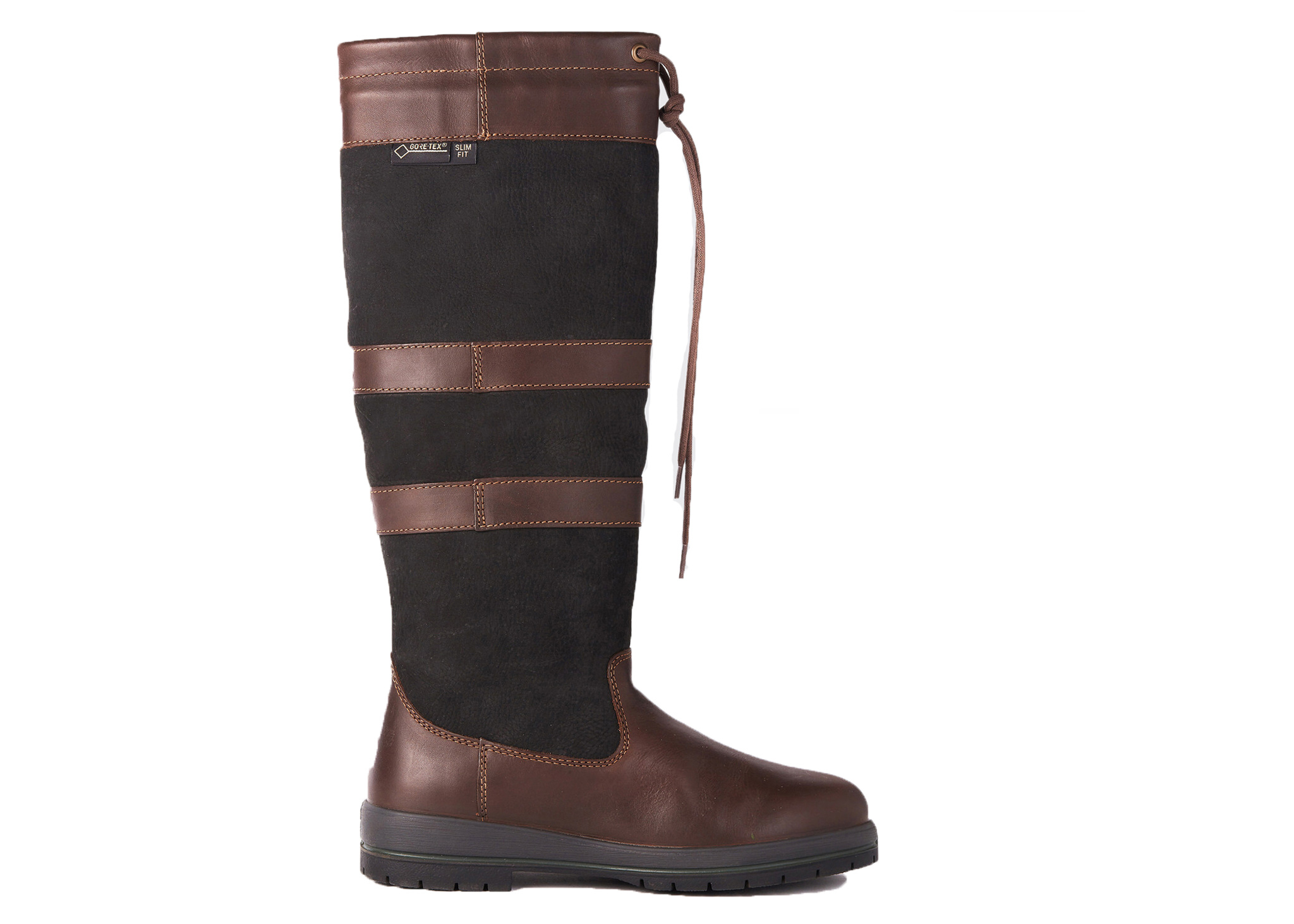 Dubarry Galway SlimFit laarzen 393412 Black/Brown - De Roos Schoenen Breda