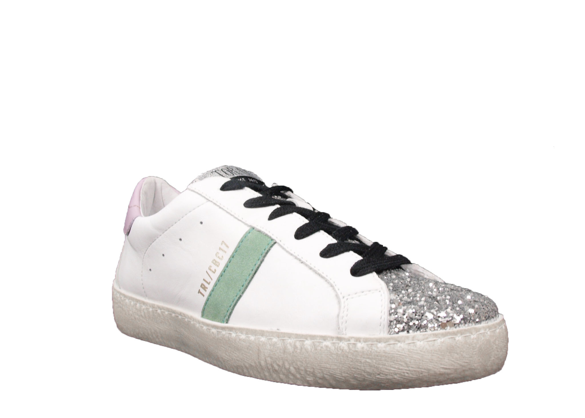 Toral Sneaker Multi TL-12638 Wit/Lila/Groen - De Roos Schoenen Breda