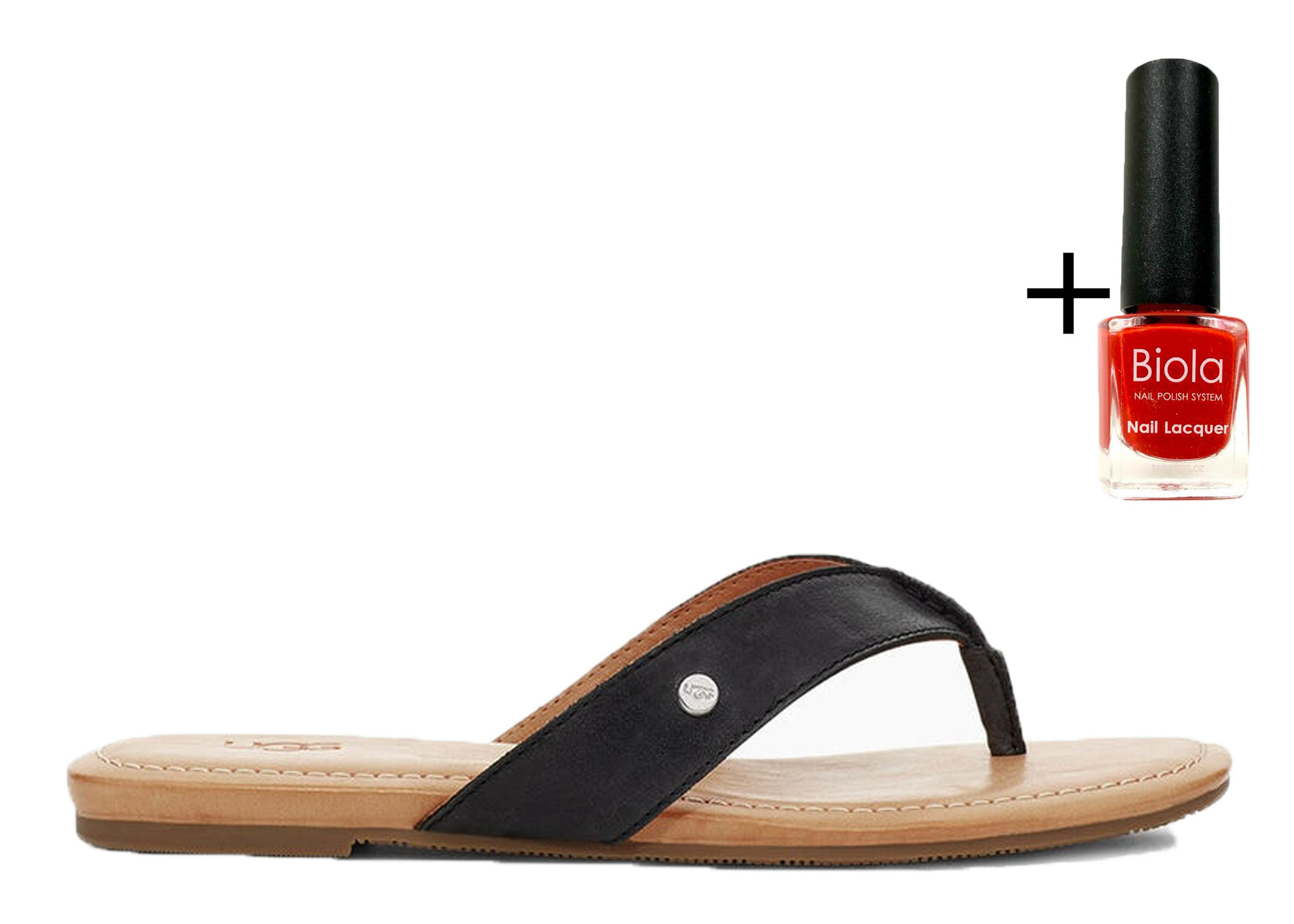 UGG Sandalen 1112870 W Tuolumne Zwart - De Roos Schoenen Breda