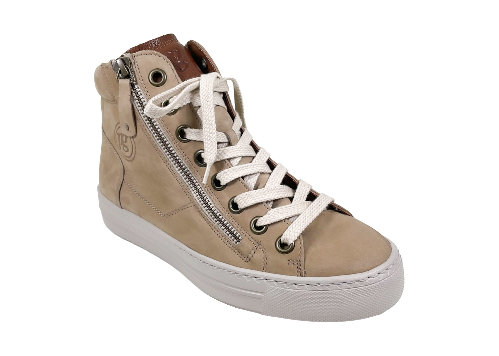 Paul Green Sneaker 4024-079 Beige - De Roos Schoenen Breda