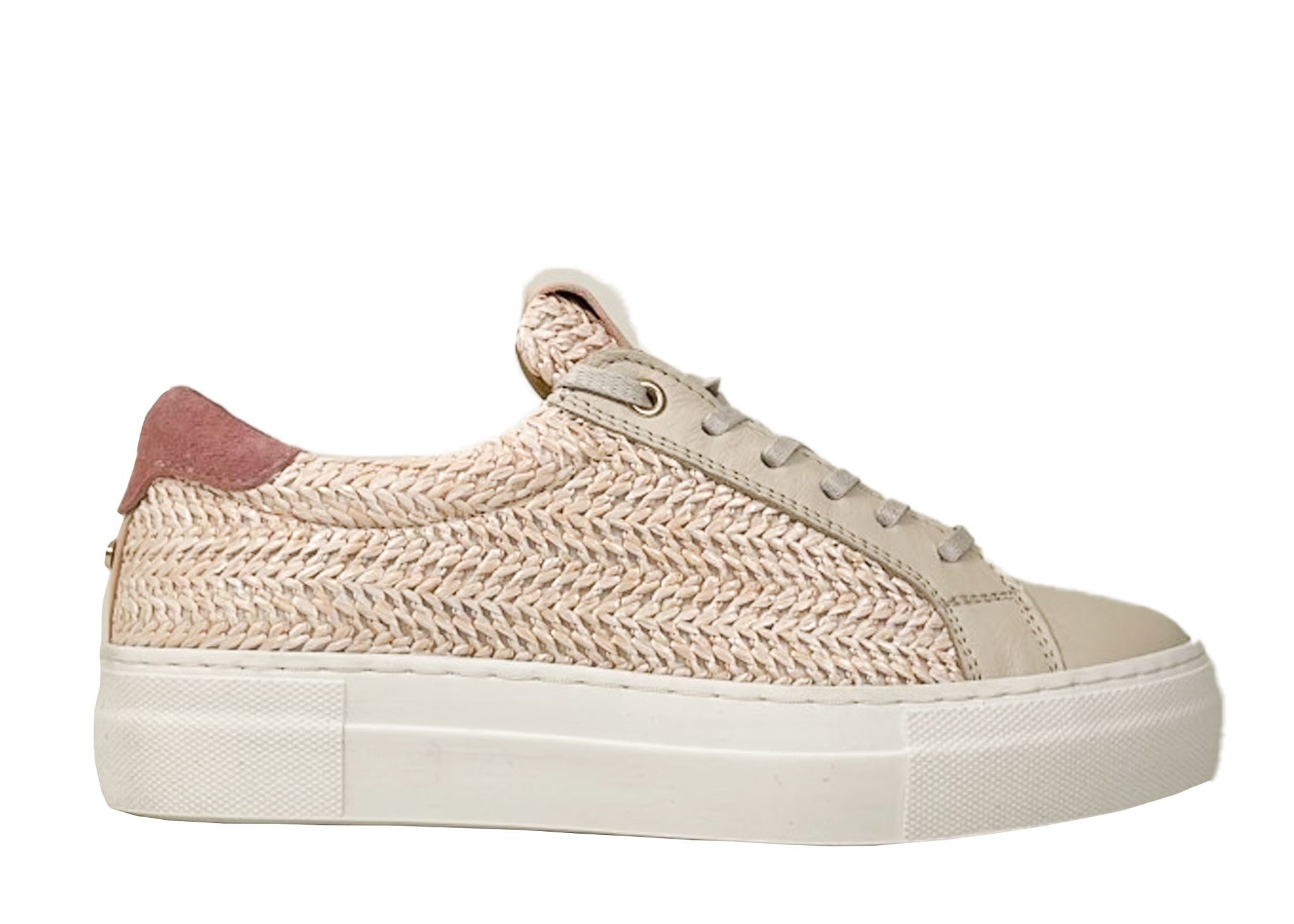 Veel Consulaat kloof Fred de la Bretoniere Sneaker 101010481 Beige/ Roze - De Roos Schoenen Breda