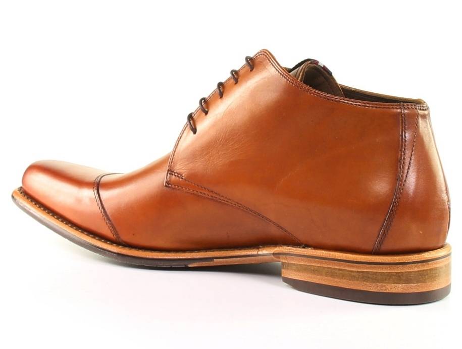Floris van Bommel 10156/06 H boot halfhoog gekleed cognac suede - Alle