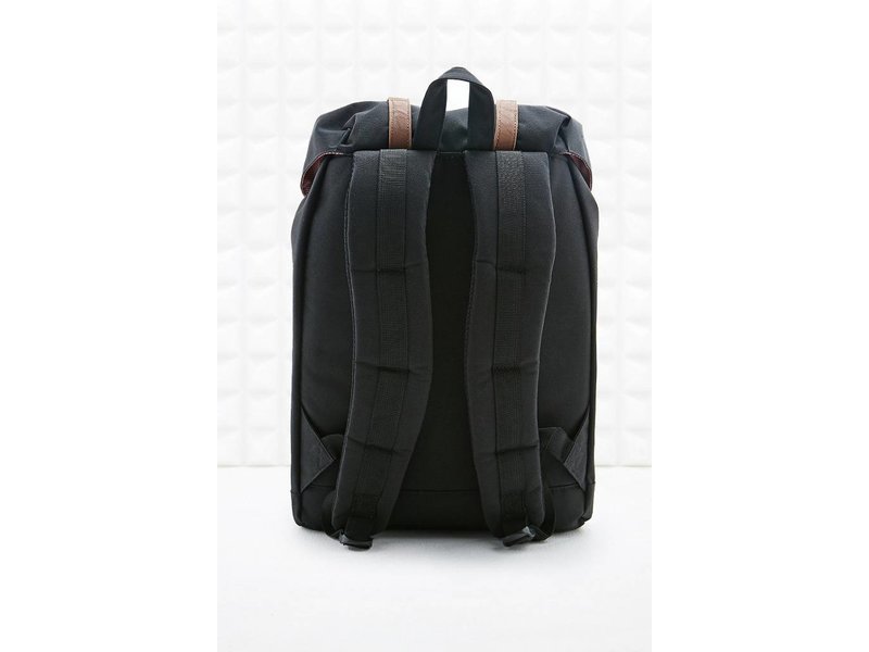 Black and brown backpack