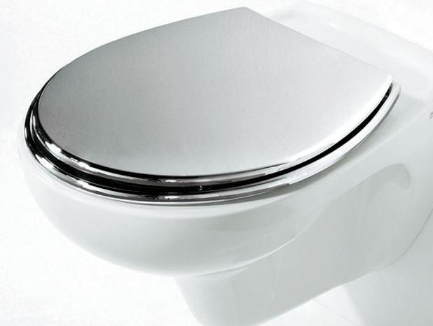 Zilveren Toiletdeksel