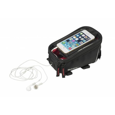 Basil Frametas Sport Design 1 liter Zwart met smartphone venster