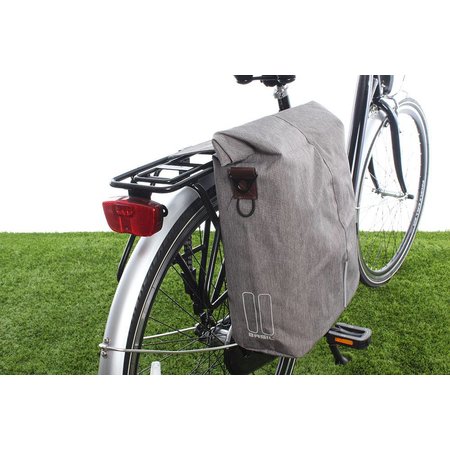 Basil Enkele fietstas City Shopper Grey Melee 16L