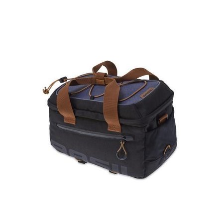 Basil Miles Trunkbag 7L MIK Bagagedragertas Black brown