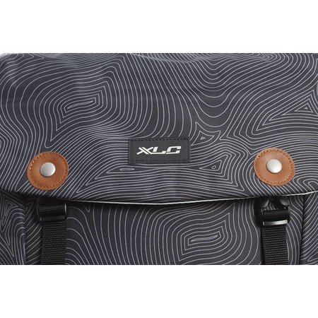 XLC Enkele fietstas Lux Anthracite Fingerprint 16L Grijs