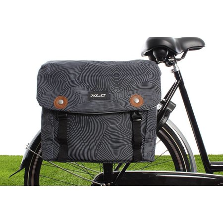 XLC Enkele fietstas Lux Anthracite Fingerprint 16L Grijs