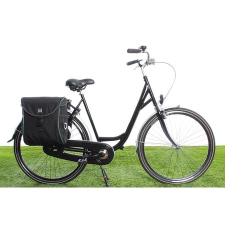 Willex Dubbele fietstas Bagagetas 300 38L Zwart/groen