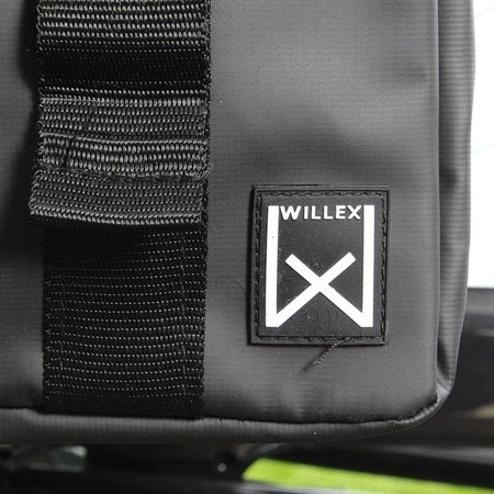 Willex Dubbele fietstas Canvas Tas Plus 48L Zwart