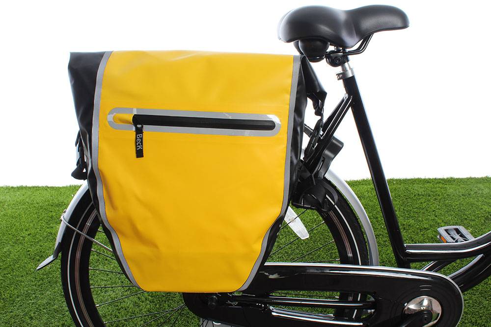 Beck fietstas geel Pasen