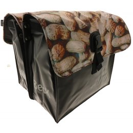 Beck Dubbele fietstas 35L Small Peanuts