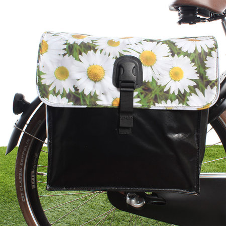 Beck Dubbele fietstas 35L Small Daisy's