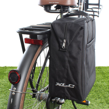 XLC Enkele fietstas Shopping Bag 19L Zwart