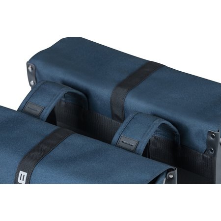 Basil Dubbele fietstas Forte 32L Blauw/Zwart