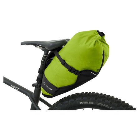 Vaude Zadeltas Trailsaddle 12L Zwart/ Groen