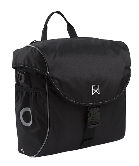 Enkele fietstas/ Pakaftas 300 18L Zwart/zilver