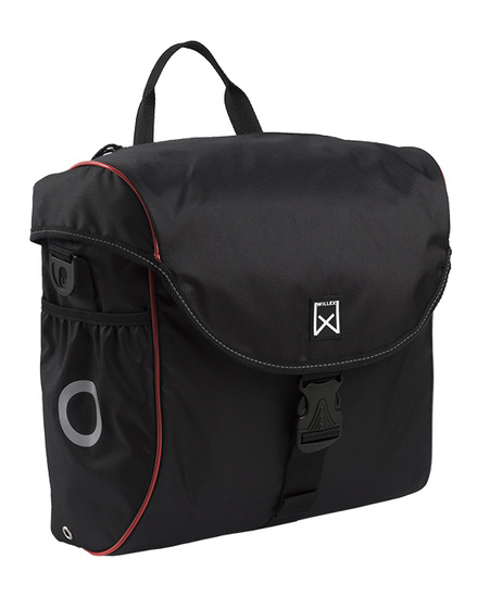 Enkele fietstas/ Pakaftas 300 18L Zwart/rood